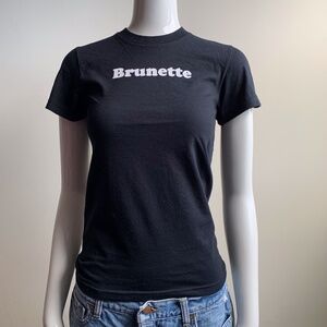 Vintage Adiqshun Orly Star Brunette Tshirt top famous worn by Britney Paris